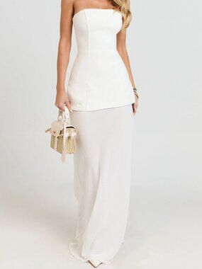 showpo shay maxi dress Chalk and Notch